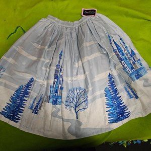 Pinup Couture - Jenny Skirt Winter Wonderland/ICE